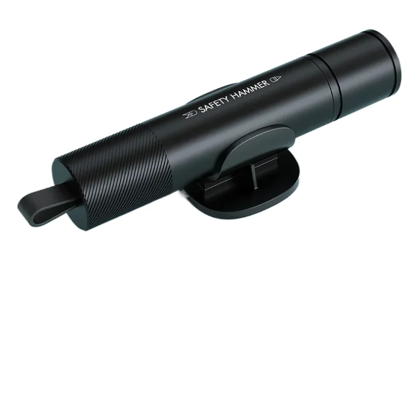 

2 in 1 Car Safety Hammer High Hardness Tungsten Steel Glass Breaker Seat Belt Cutter Universal Auto Emergency Escape Rescue Tool