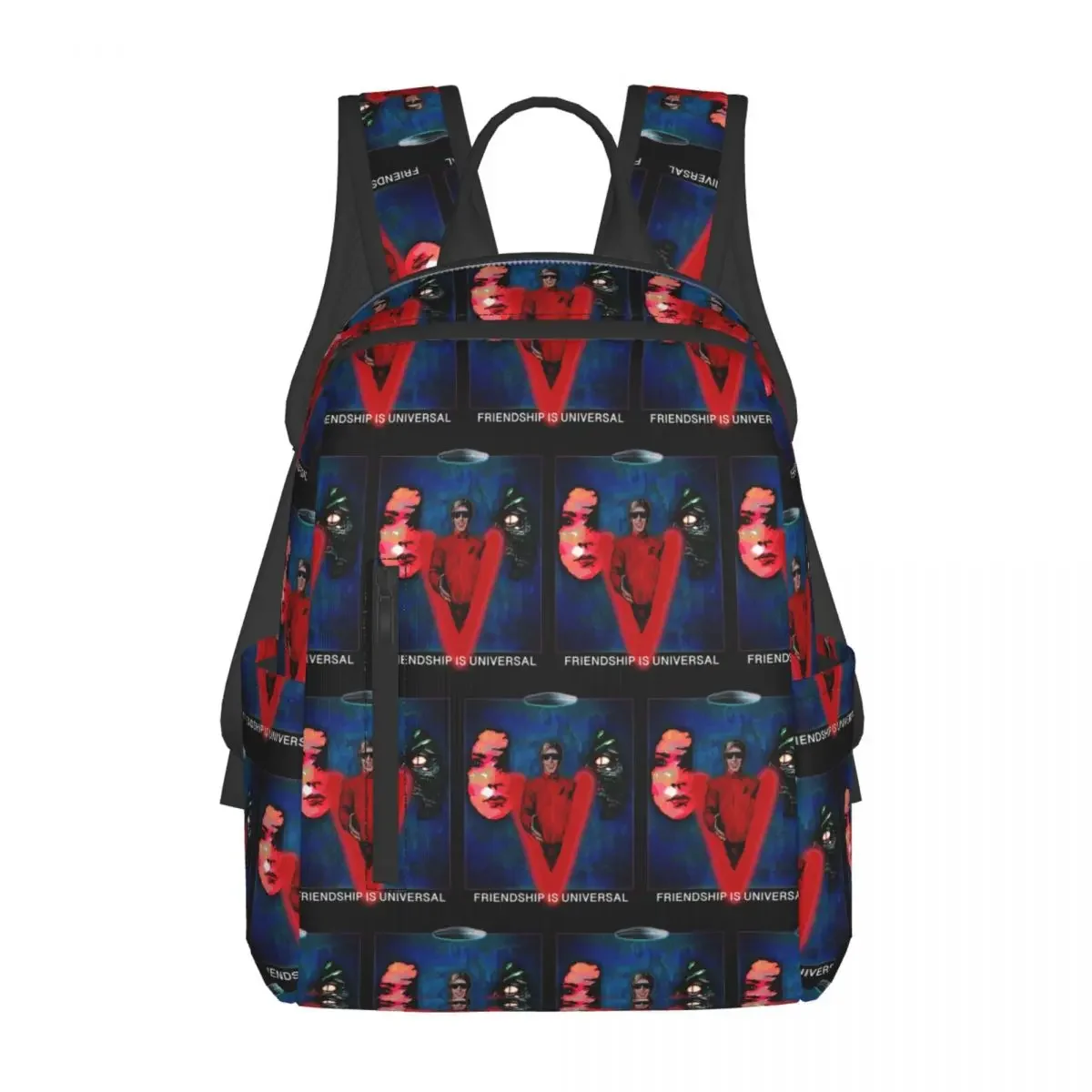 

V The Visitors Backpack Daypack Boys Girls BookBag School Bag Shoulder Bags for Men Women