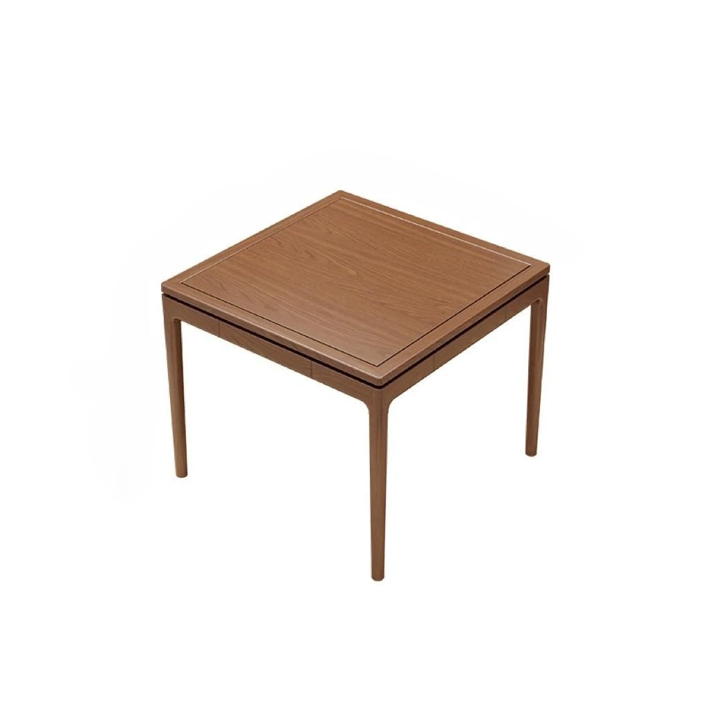 

Solid wood eight immortals table, old elm square chess and card table and chair combination, egg