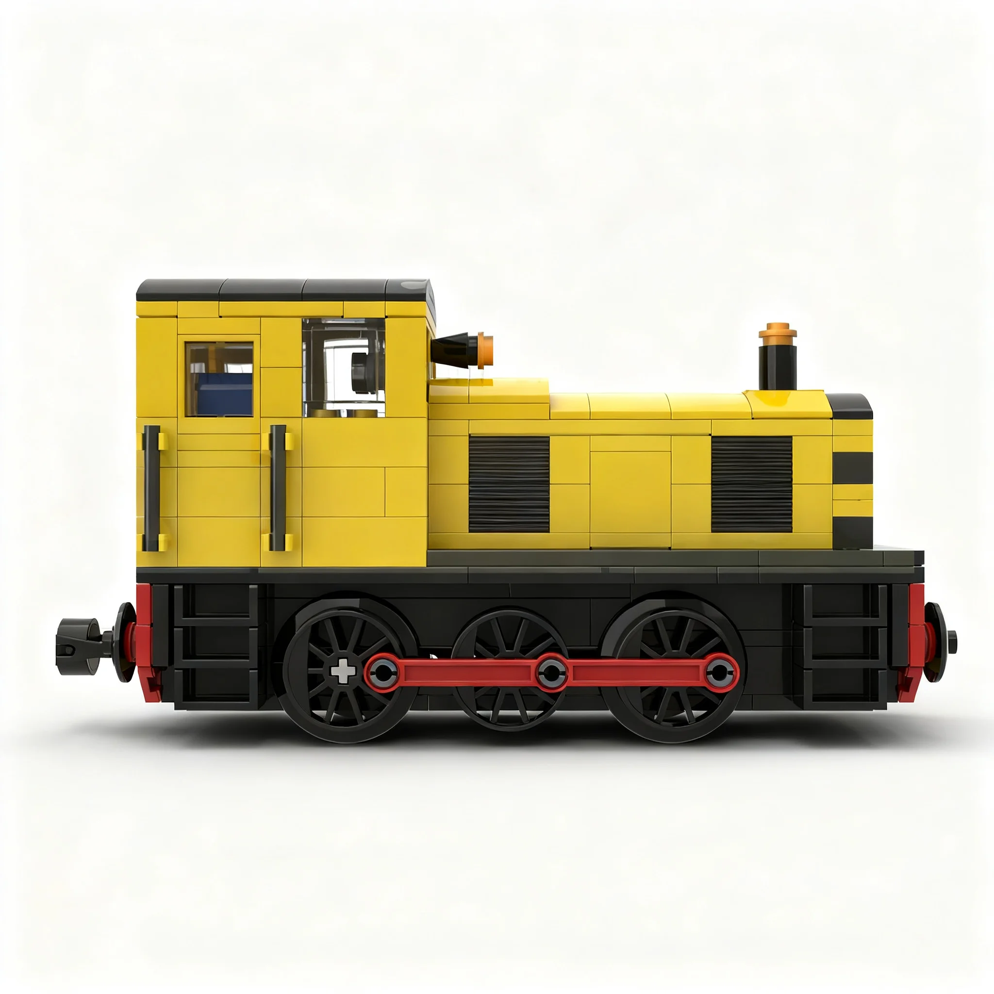 620pcs MOC British Rail Class 03 Diesel Shunter Green -Branded City Trains Model Building Blocks Architecture Christmas Gift Toy