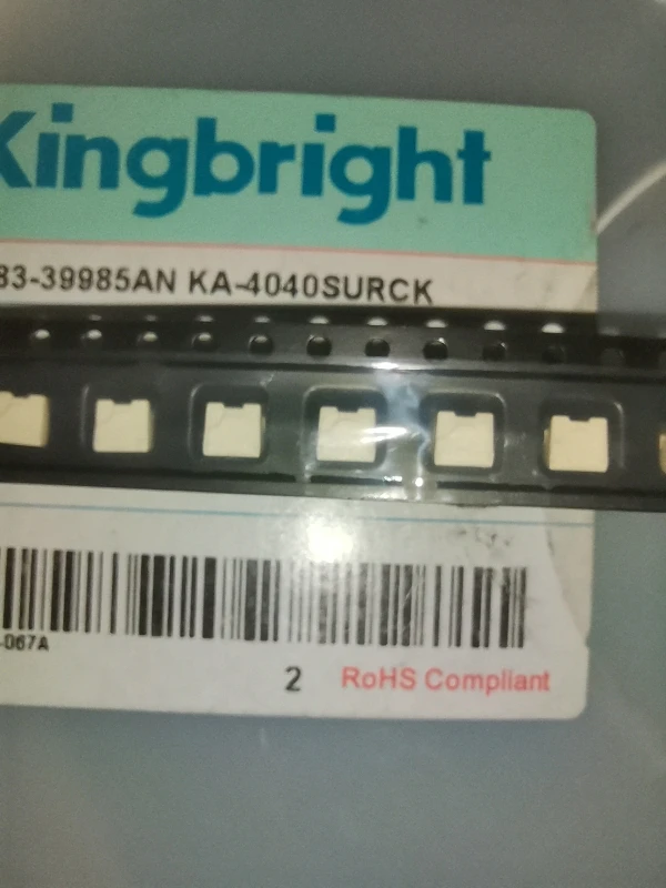 

50 шт./KA-4040SURCK 4040 Боковая подсветка Красный светодиод