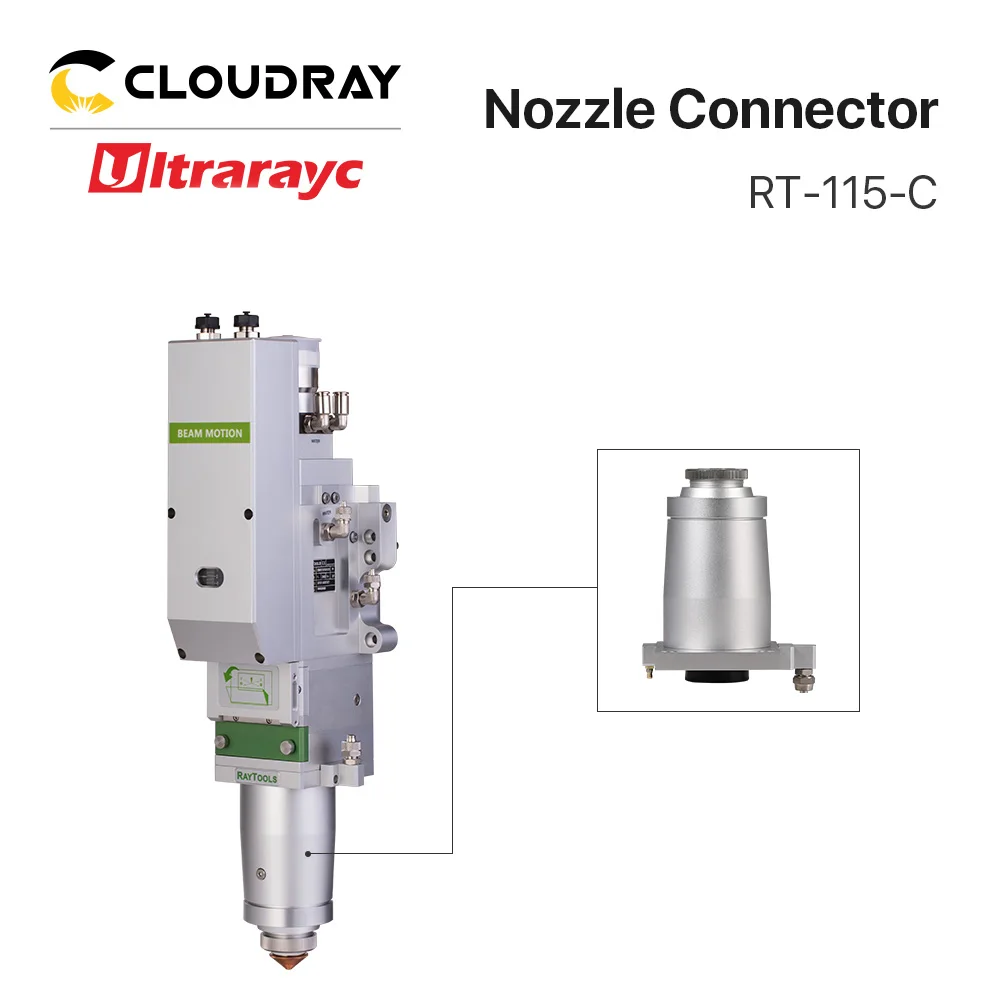 Ultrarayc raytool فوهة موصل ل raytool BM115 F200 رأس تقطيع ليزر السيراميك الاستشعار جزء