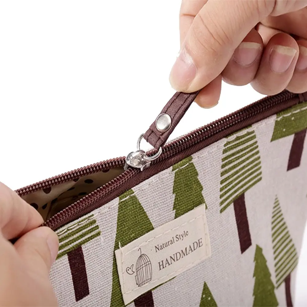 

Canvas Travel Wash Pouch Animal Pattern Portable Cosmetic Organizer Storage Bag Toiletry Case Makeup Bag