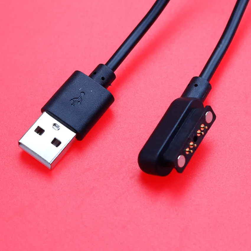 Cltgxdd 2Pin 3Pin 4Pin Male Female Pogo Pin Spring Loaded Magnetic Connector USB Data Charging Cable