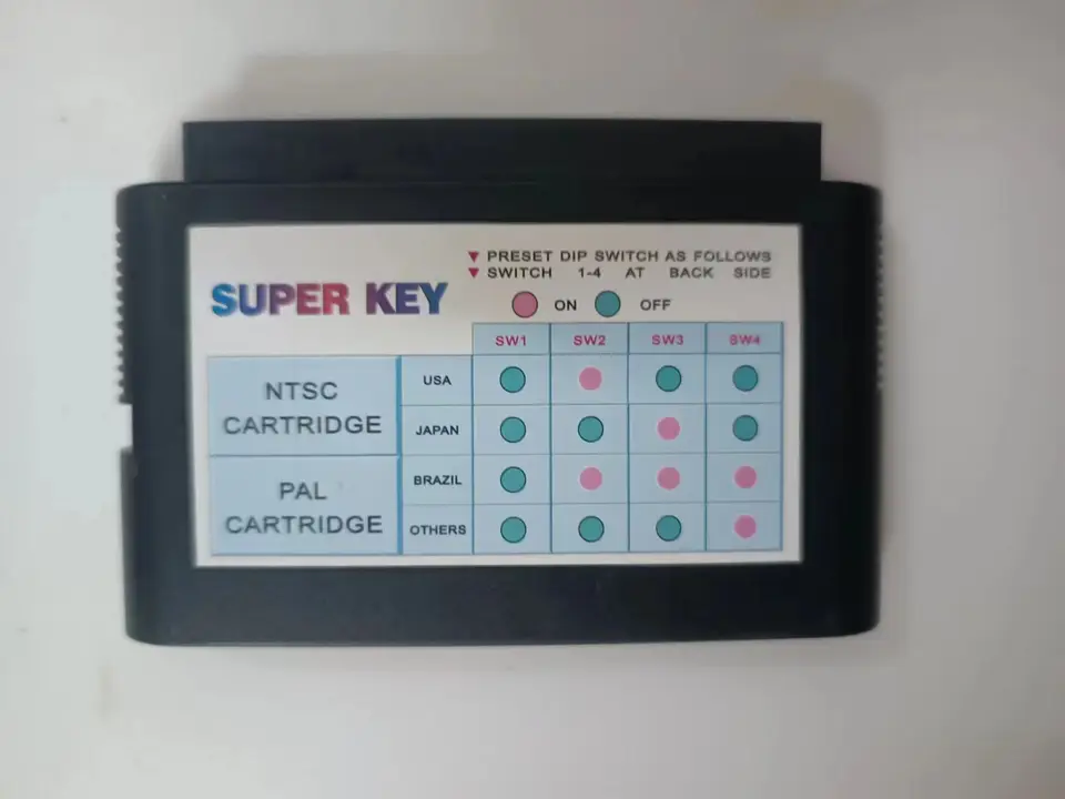 Mega Drive Dedicated Magic Key IV Region Free Conversion Adapter
