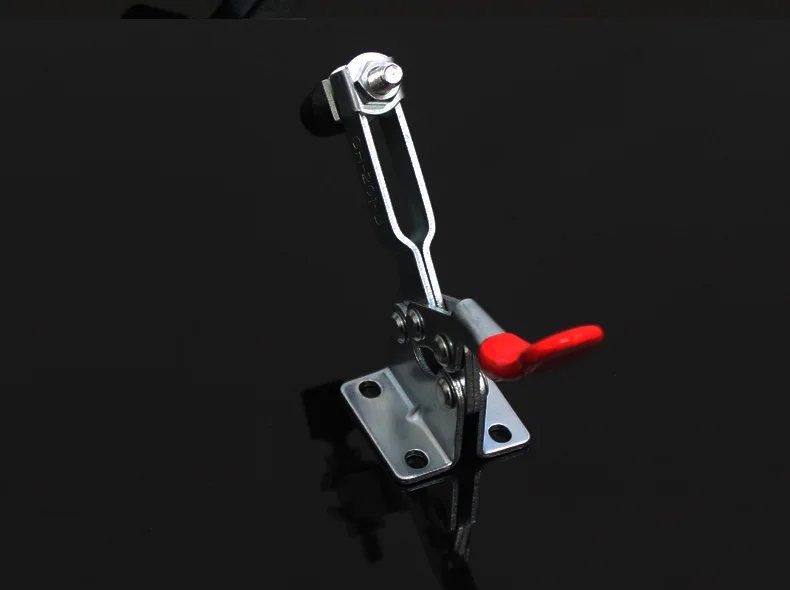 2/4PCS GH-201B Quick Release Toggle Clamp 100kg Horizontal Locking Lever Fastener Woodworking Fix Clip Tool Hand Tool image 5