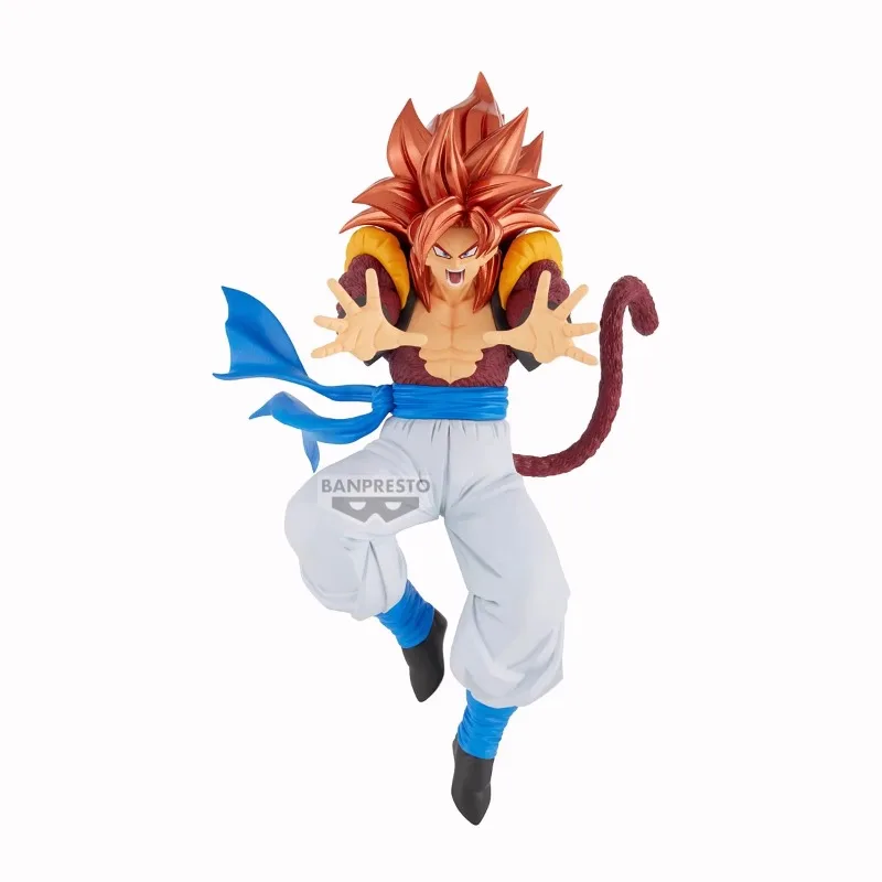 Bandai Original Banpresto Dragon Ball GT Bos Super Saiya 4 Gogeta PVC Anime Action Figure Model Collectible Toys