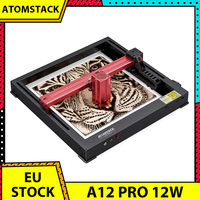 ATOMSTACK A12 PRO 12W Laser Engraver Cutter Fixed Focus 0.02mm Engraving Precision 600mm/s Engraving Speed App Control 365x305mm