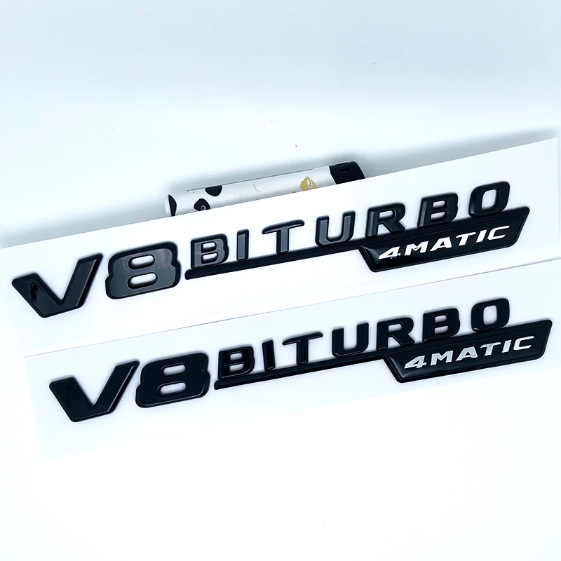ثلاثية الأبعاد شقة ل توربو BITURBO V8 BITURBO 4MATIC 4MATIC + V8 V12 BITURBO زائد شعار لبنز GT سيارة درابزين الجانب ملصق