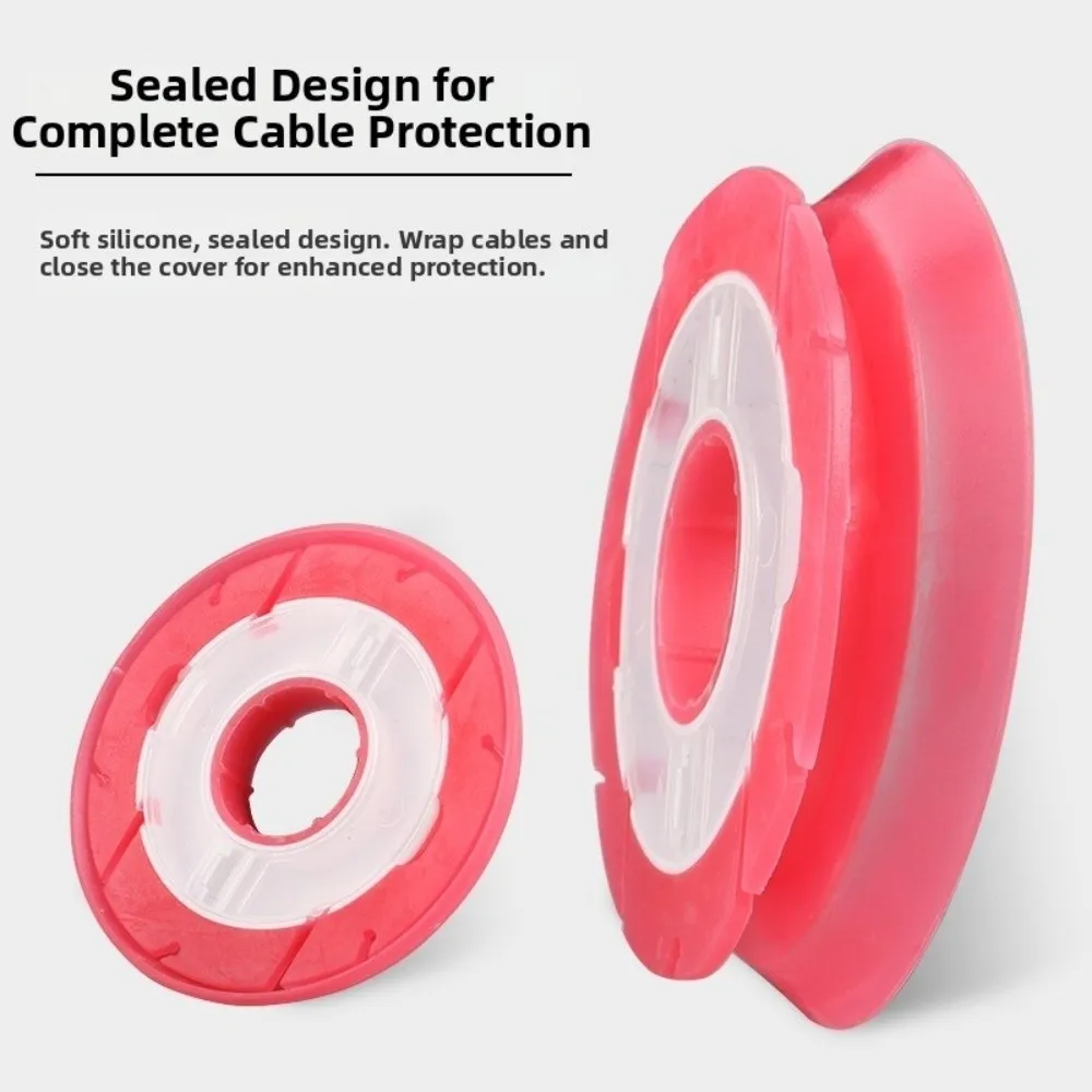 10pcs 10pcs Main Line Box Silicone Material Closed Design Fishing Line Spool Not Hurting Line Winding Spool Main Coil