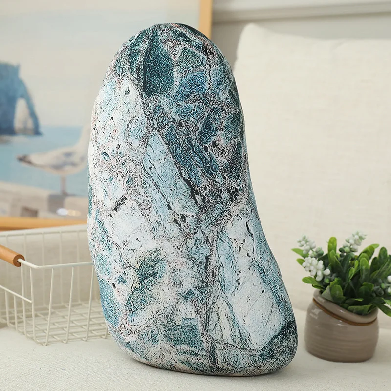 1pc Creative Stone Rock Plush Toy Cobblestone Backrest Fashion Pillow Children Kids Gift Bolster Cushion Birthday Gift