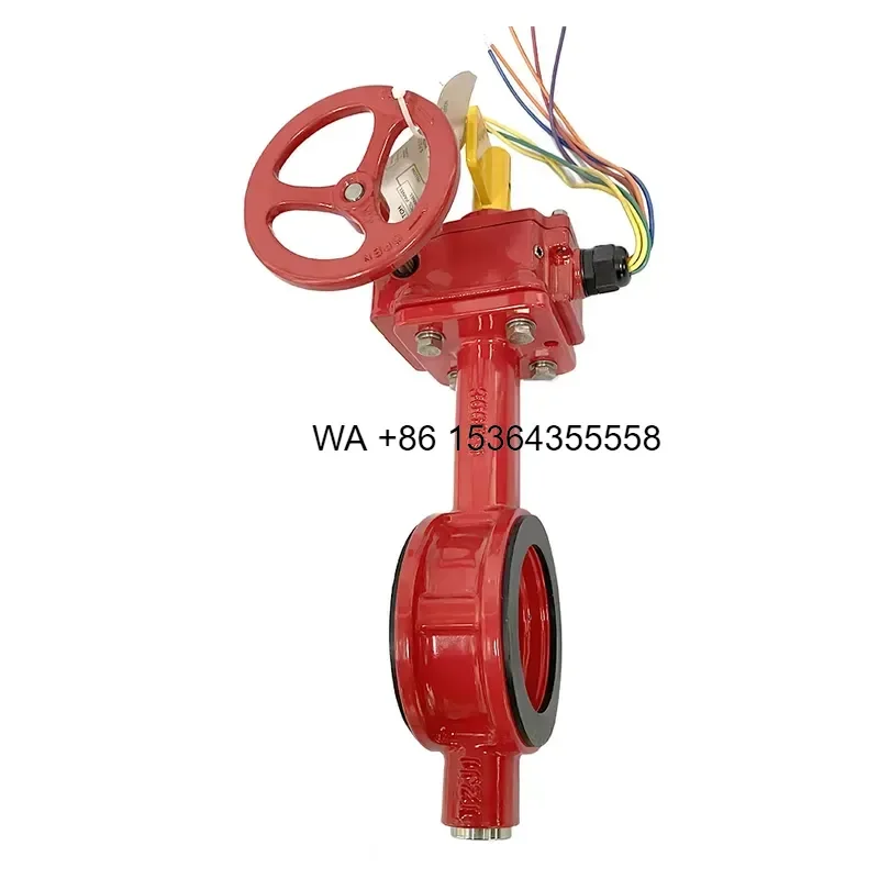 Wmwmnu FM Approved Actuator Wafer Butterfly Valve 300psi Tamper Switch VdS Certified FPBG Model for Fire Sprinkler Systems