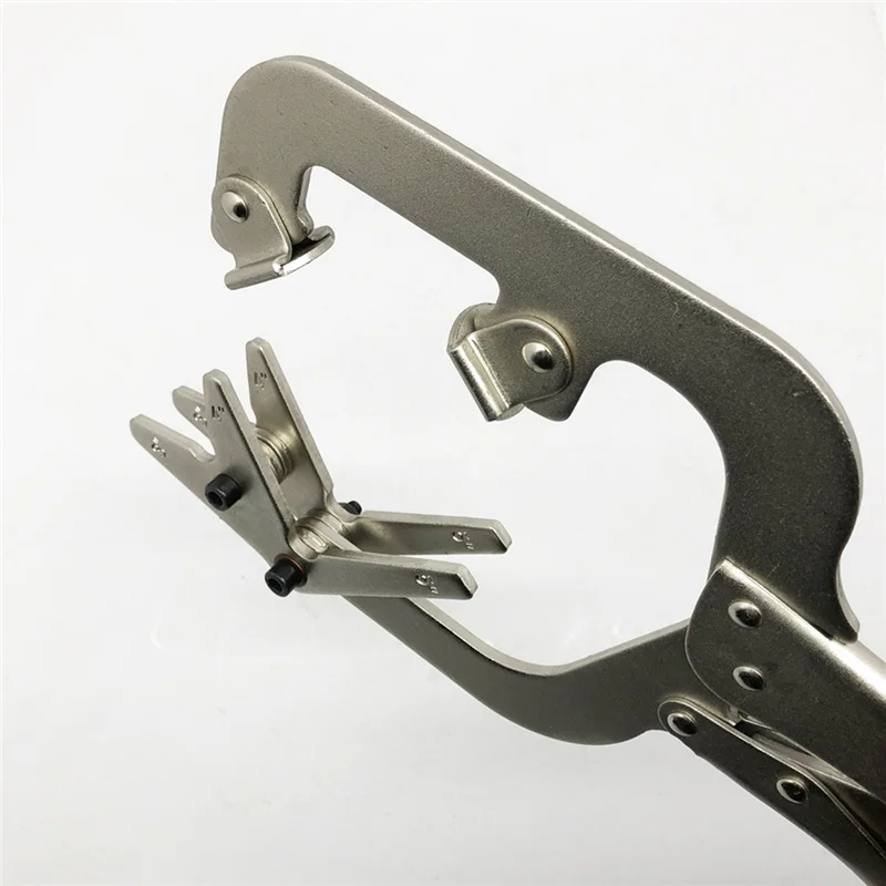 M11K-Welding كماشة 14-In قابل للتعديل الصلب الزاوية اليمنى المشبك فوهة مشبك أنابيب لمشابك اللحام
