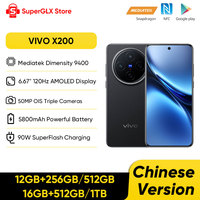 New VIVO X200 Mobile Phone Chinese Version Dimensity 9400 6.67\