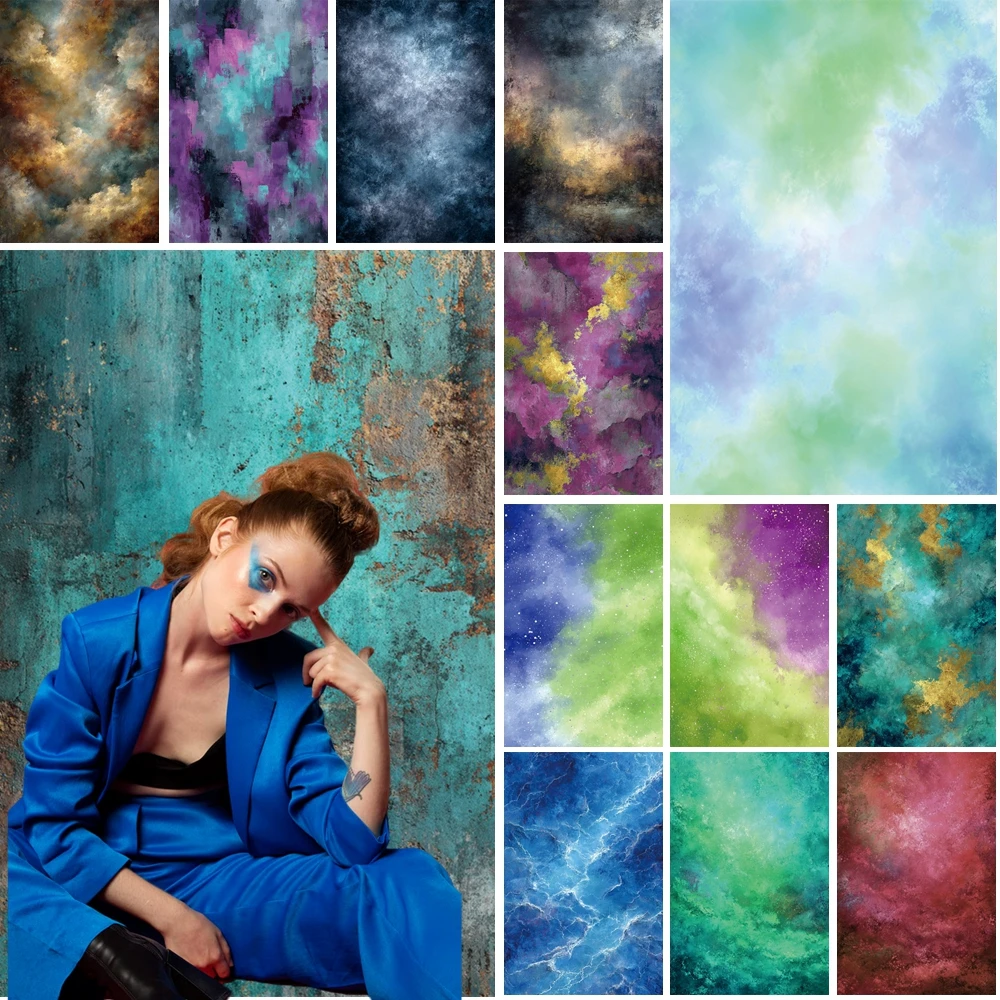 

MOON.QG Dynamic Abstract Background Color Mixes Textures Backdrops For Photography Studio Poster Photobooth Party Decorations