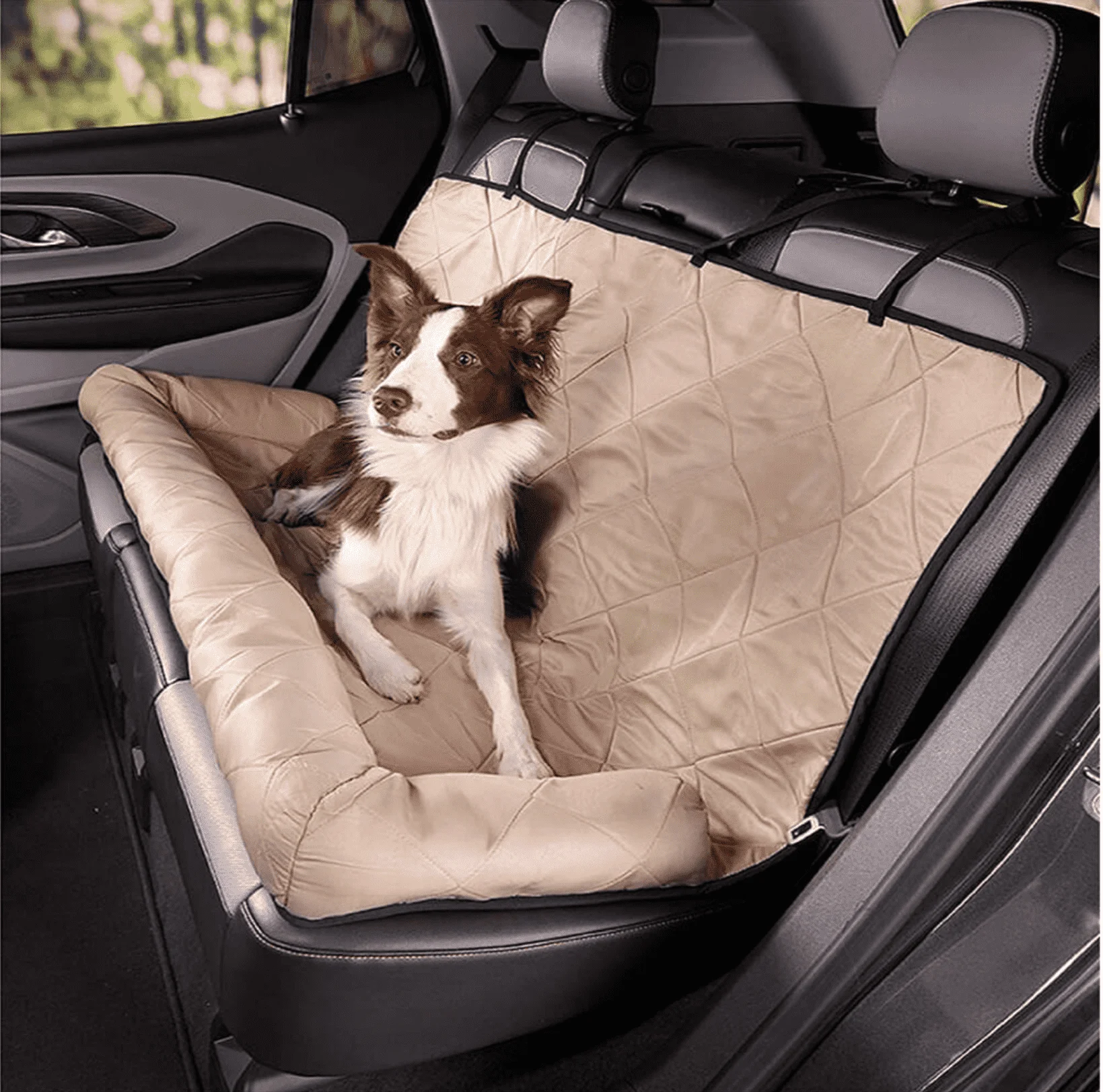 Dog Travel Car Seat Cover - Large Rear Back Waterproof Safety Mat, Dirt-proof Pet Seat Protector Cushion