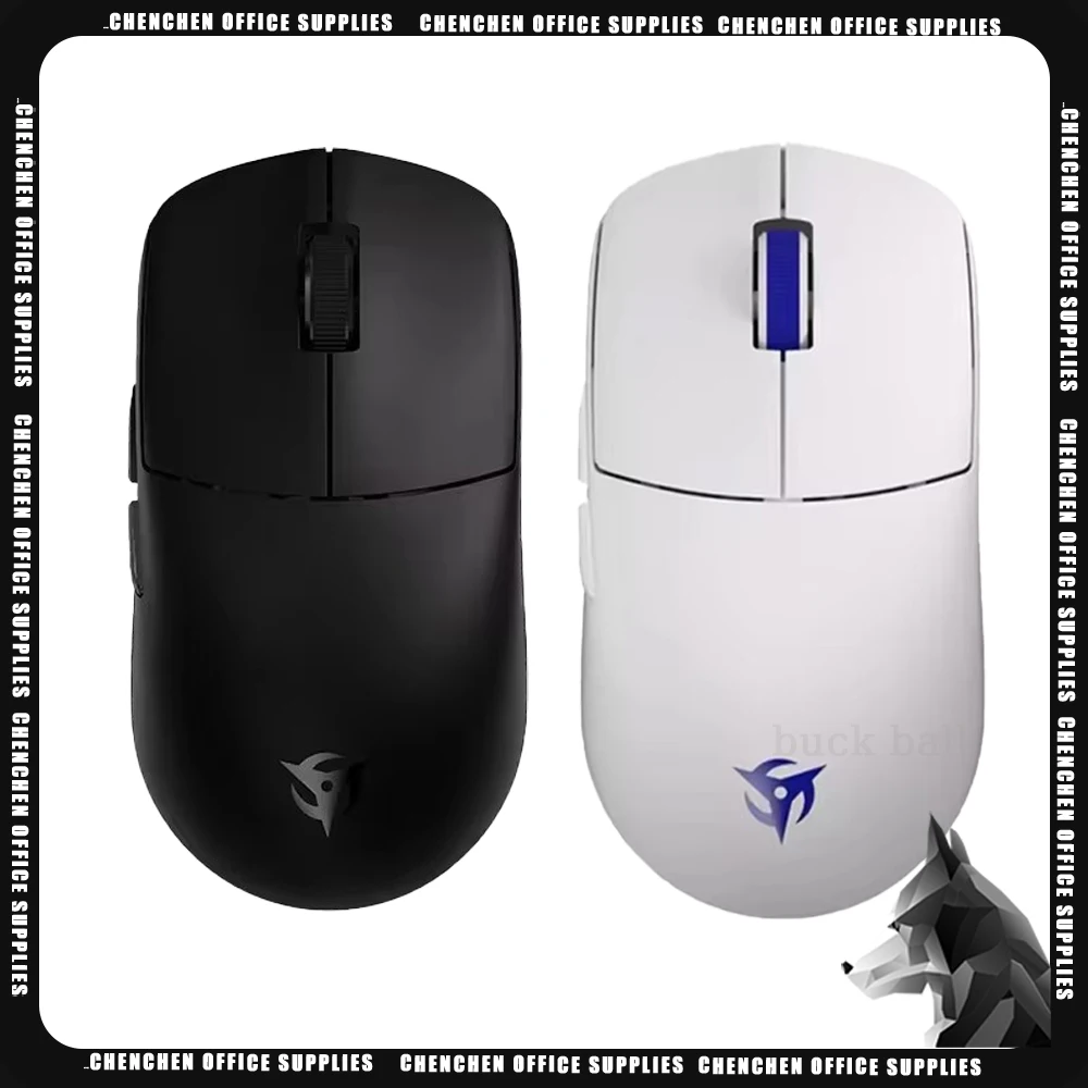 Ninjutso Sora V2 Wireless Gamer Mouse Dual Mode 8k Paw3395 Sensor Gaming Mouse E-Sports Fps Lightweight Pc Accessories Mice Gift