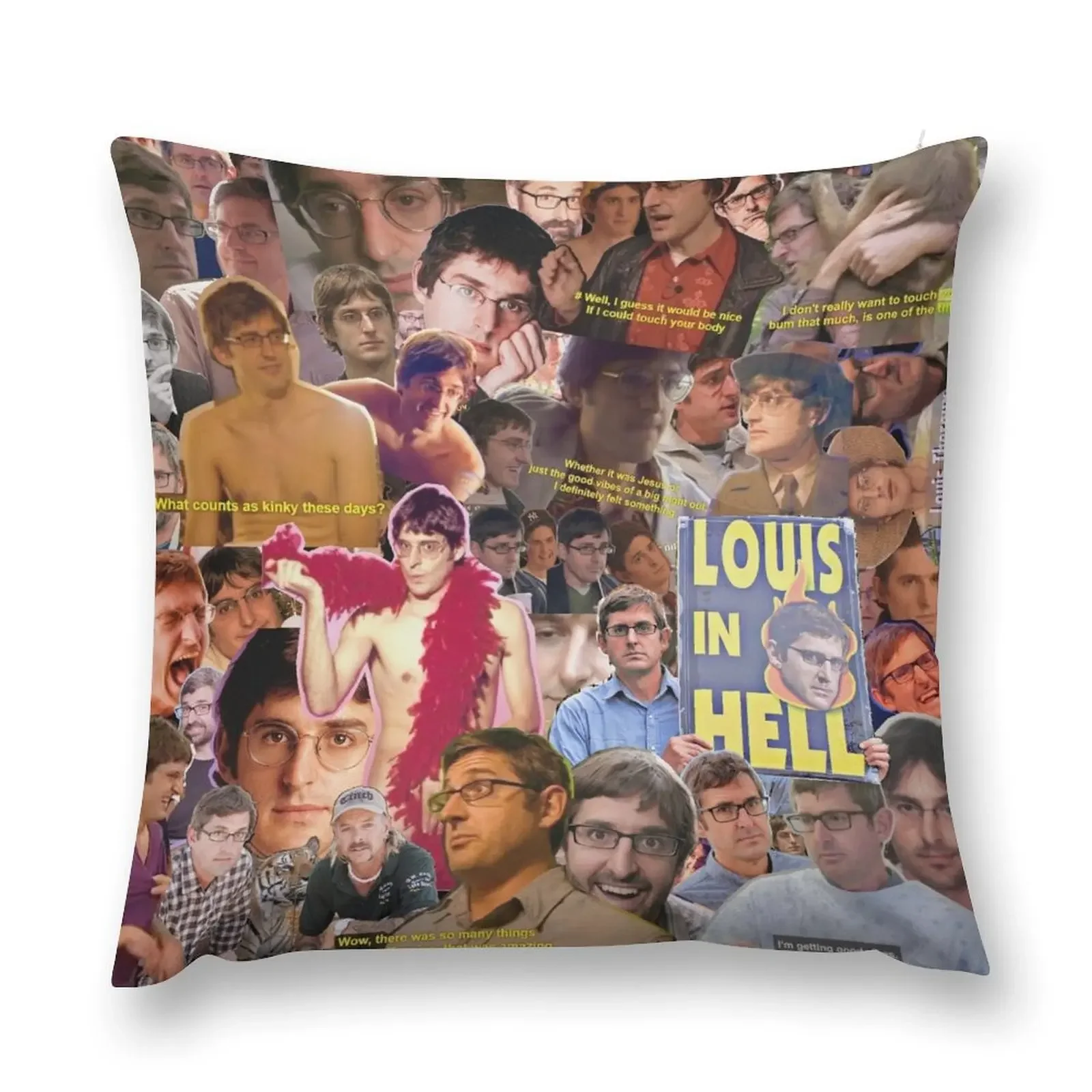 

Louis Theroux Throw Pillow Pillowcases christmas pillowcases Decorative Cushions For Luxury Sofa pillow