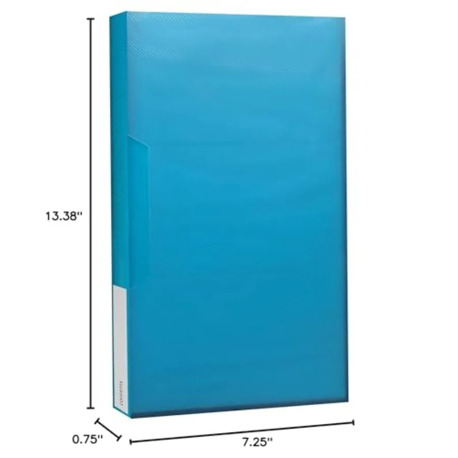 CF-3 144-Pocket Poly Cover Space Saver Photo Album, Blue 4 x 6