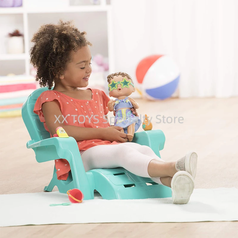 Hasbro Baby Alive Sun and Sand Baby Doll With Removable Outfit and 5 Beach Accessories Doll Set Girls Play House Toys Gifts Set