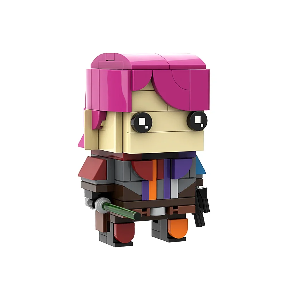 

MOC Sabine Wren Brickheadzs Building Blocks Space Wars Female Figure Padawan DIY Model Bricks Assembly Toys for Kids Adult Gift