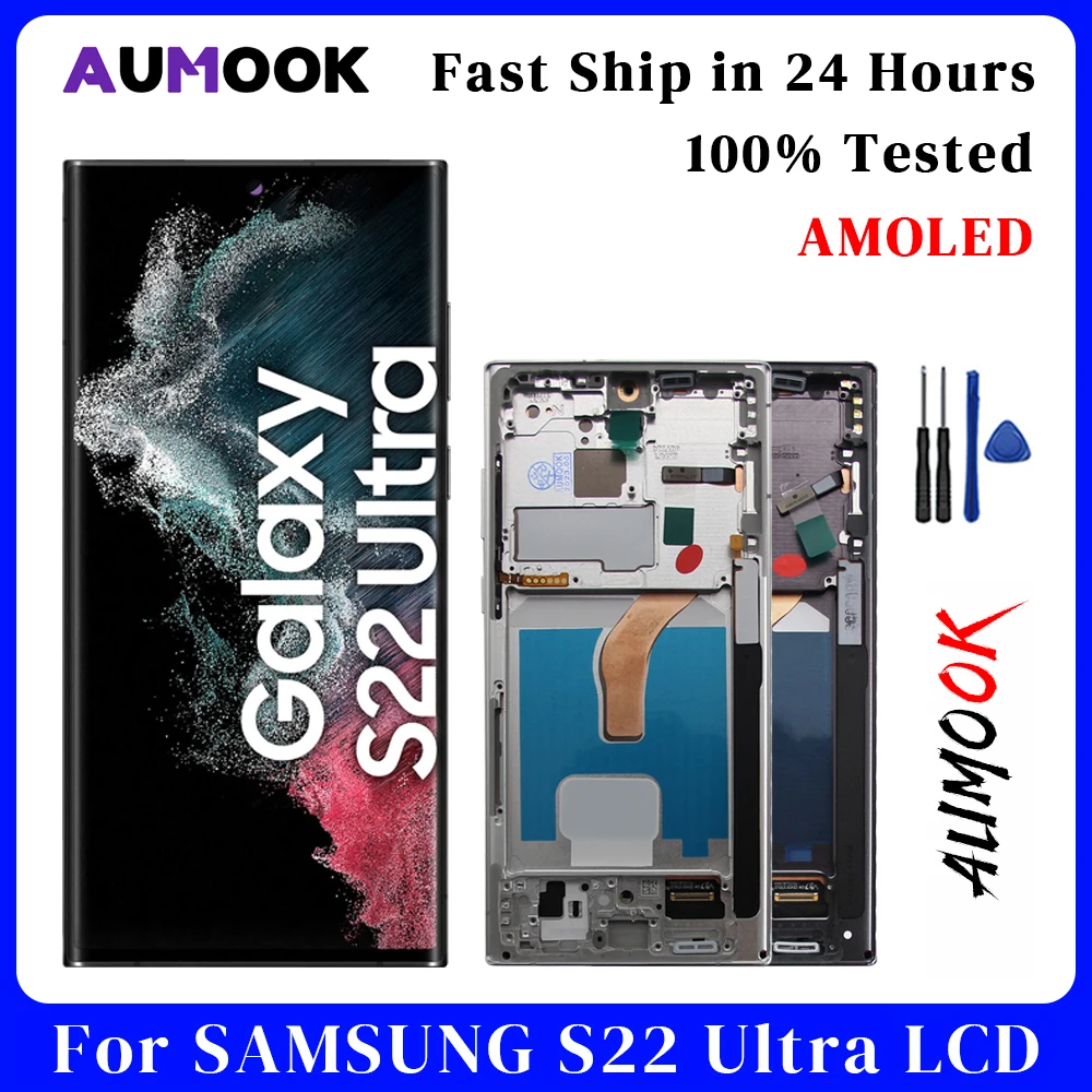 pantalla-super-amoled-de-68-pulgadas-para-samsung-s22-ultra-5g-pantalla-lcd-digitalizador-de-pantalla-tactil-s22ultra-con-piezas-de-marco-reemplazo-lcd