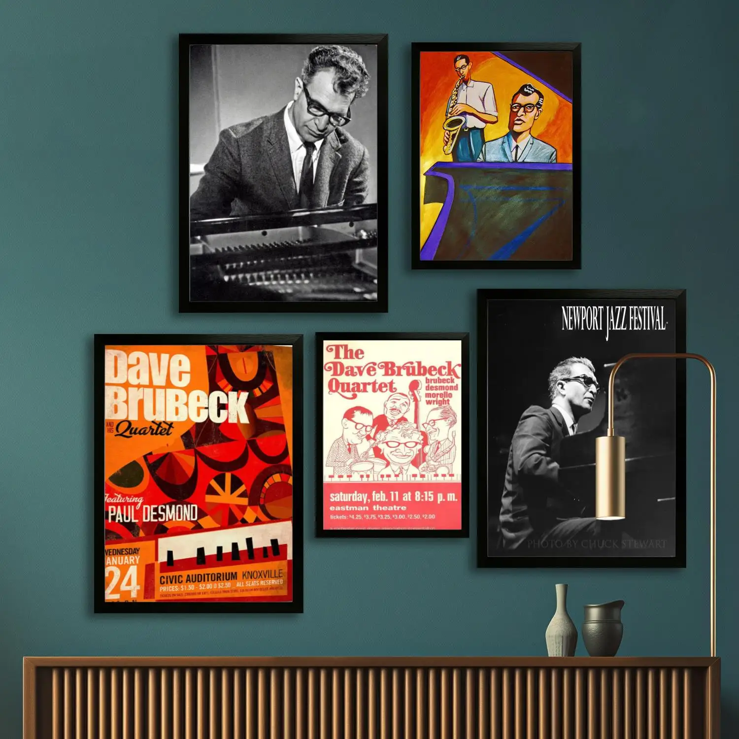 Dave Brubeck Leinwand-Kunstposter und Wandkunst, Bilddruck, moderne Familienschlafzimmer-Dekorposter, dekorative Malerei