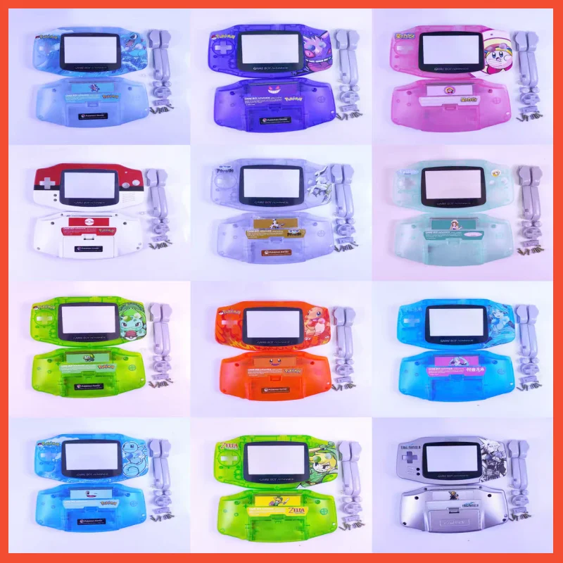 

Горячая новинка! Чехол для игровой консоли Pokemon, подходит для GBA, корпус для игровой консоли Game Boy Advance, сменный корпус для GBA