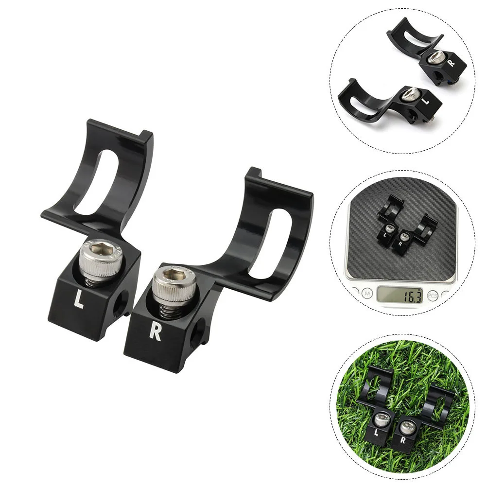 

2pcs Brake Handle Connector Aluminum Alloy Integrator For Mountain Bike Parts Bike Clamp Ring Durable Metal Adapter Superior