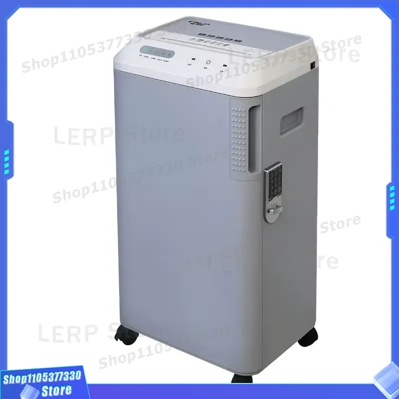 GD-320P High Security Paper Shredder DIN 66399 P7 Level 1x1mm 1x2mm Cross Cut Office Document Destroyer Machine Heavy Duty