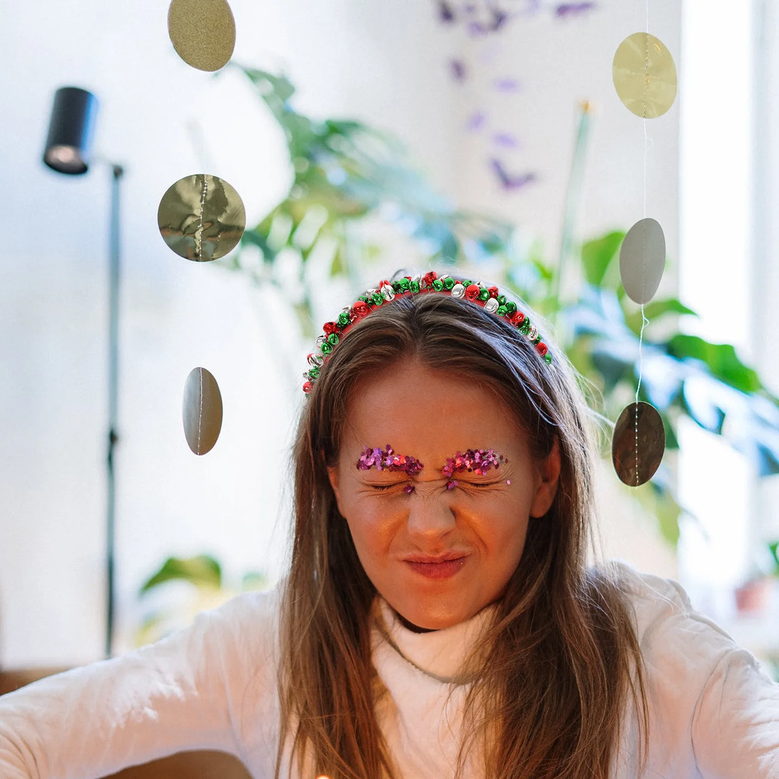 

3Pcs Christmas Headbands Women Jingle Bell Festival Hair Accessories Lightweight Comfortable Party Decor Jingle Bell Headband