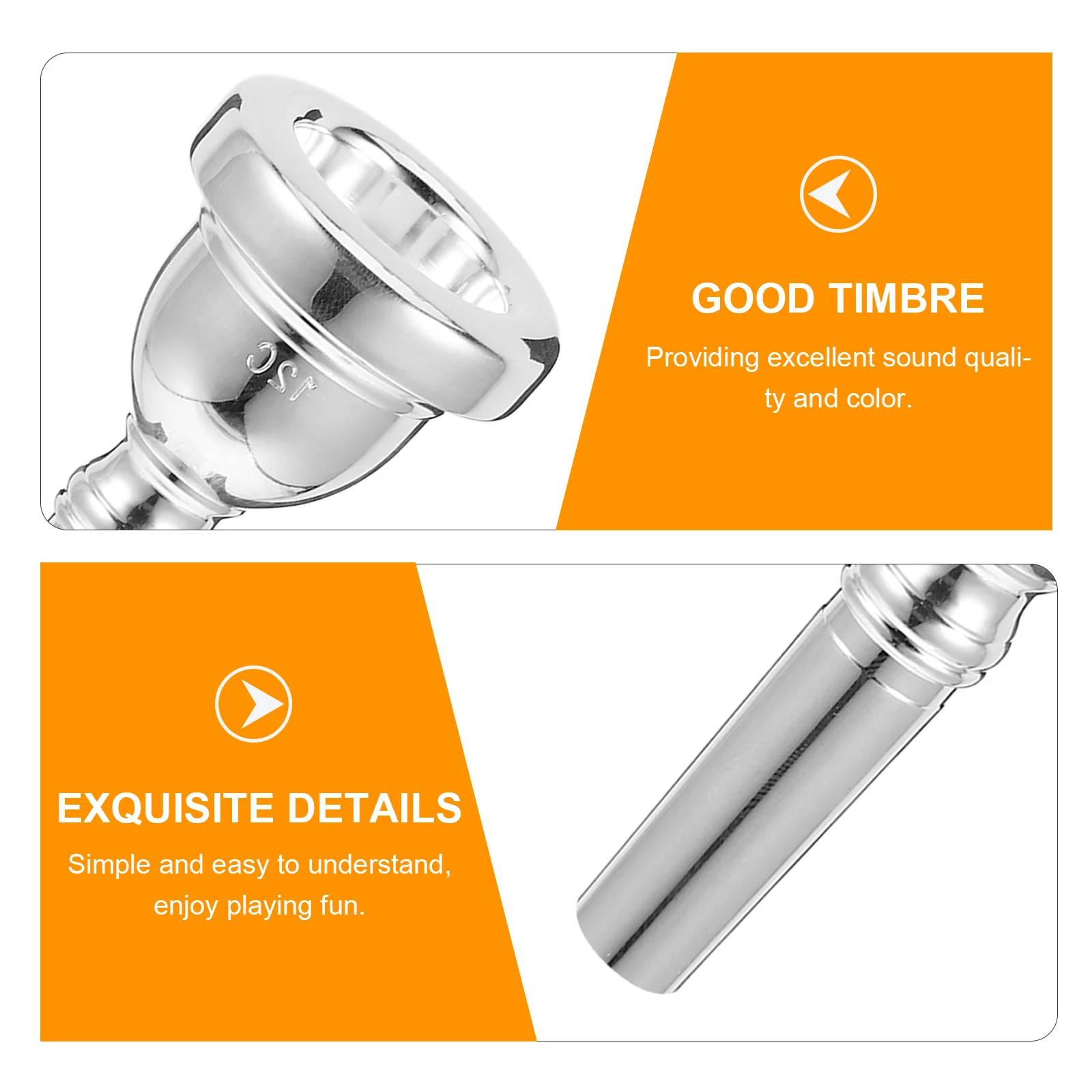 

Alto 12C Metal For Professional Beginner Players Durable Long Lasting Performance Trombone Mouthpiece Metal Alto Trombone