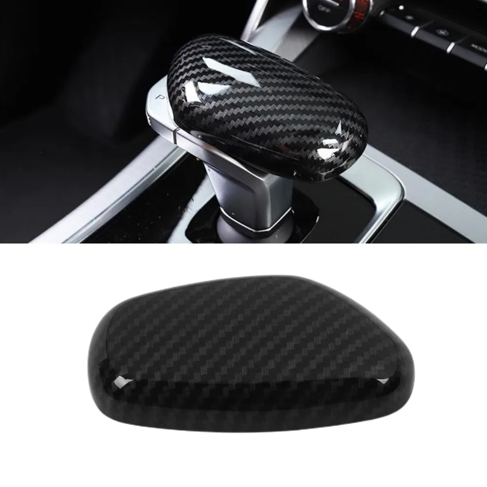 For Geely Coolray sx11 2021 2022 Gear Head Shift Knob Cover Interior Accessories ABS Carbon fiber Decoration Car Styling Trim