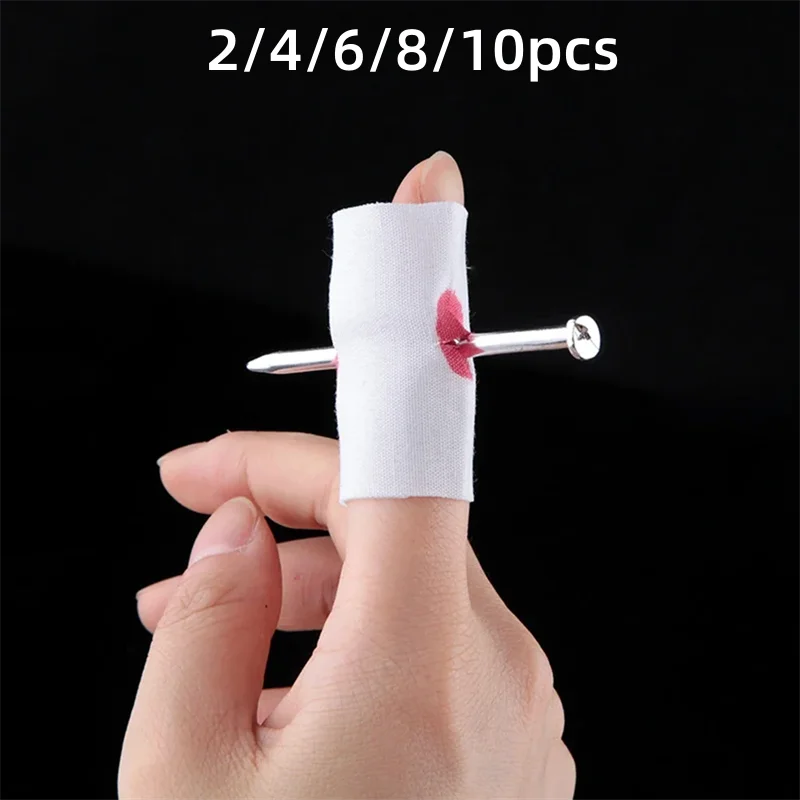 

Artificial Blood Nail Through Finger Magic Tricks Accessories Novelty Gags & Practical Jokes for April Fool Party Halloween