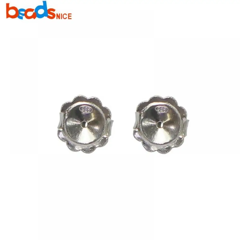 Beadsnice 2 أزواج 925 حلق فضي ظهور فراشة المشابك القرط النتائج لصنع المجوهرات هدية يدوية لها ID38538