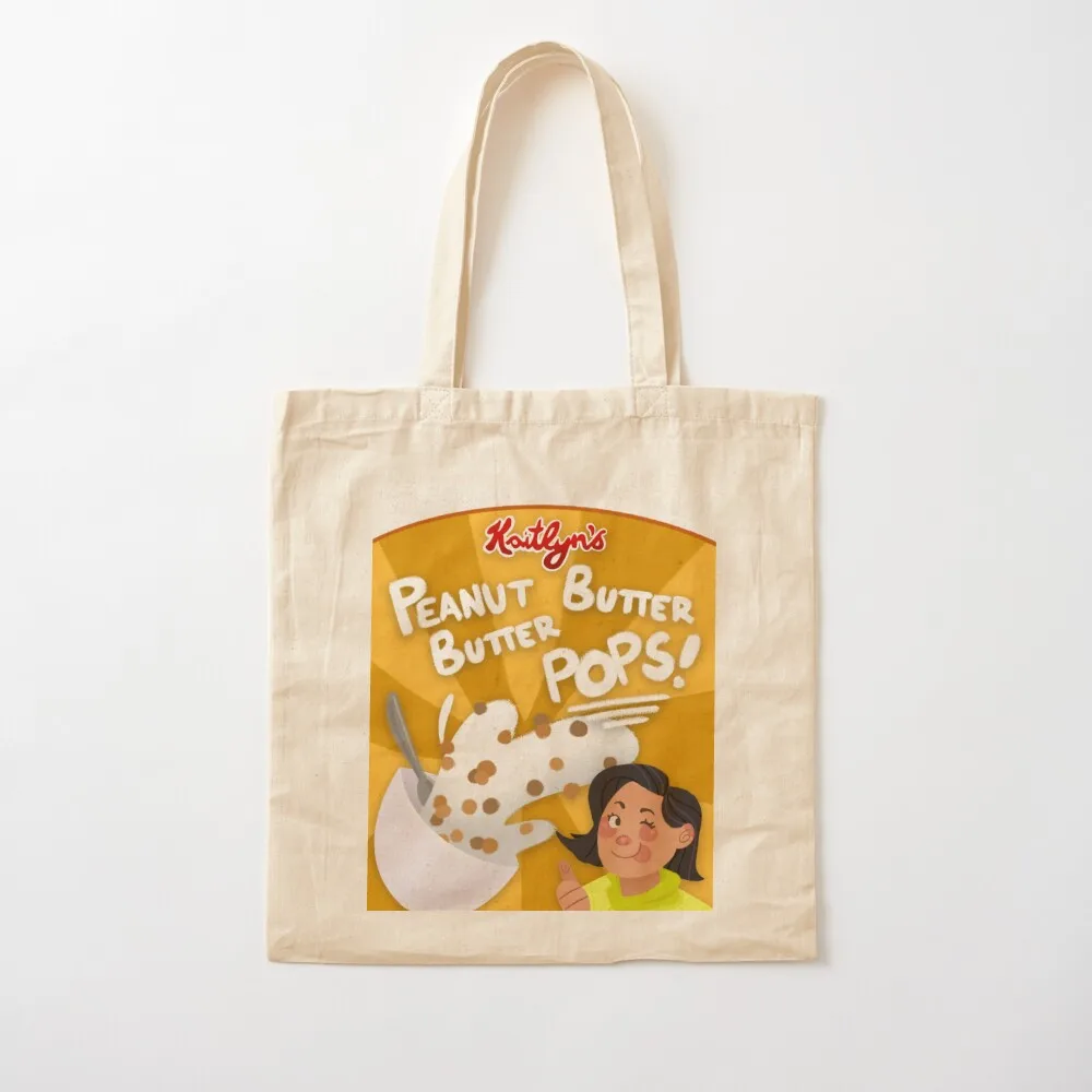 Peanut Butter Butter Pops! Tote Bag Women's beach bags tote bag men's reusable shopping bag bags for women