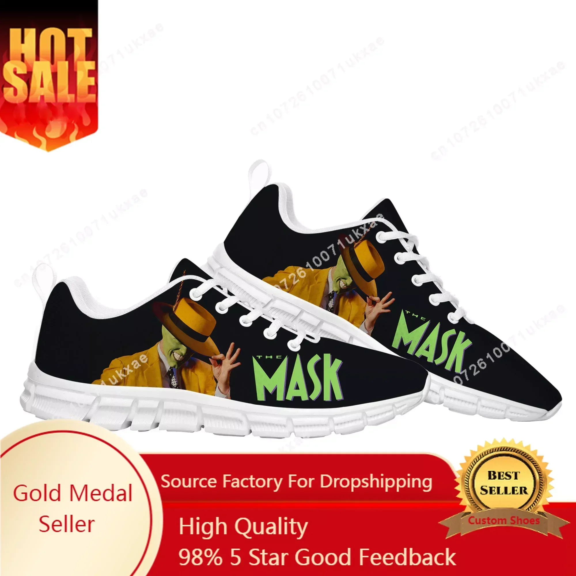 

The Mask Movie Sports Shoes Mens Womens Sneakers High Quality Parent Sneaker Couple Custom Shoes