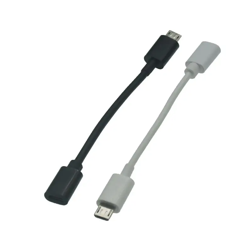 Full Connection 5Pin Micro USB Male To Female USB2.0 Short Data Charging OTG Cable Converter Extension Adapter 10cm 25cm 1.5m 2m