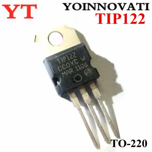 10PCS TIP122  5A 100V NPN