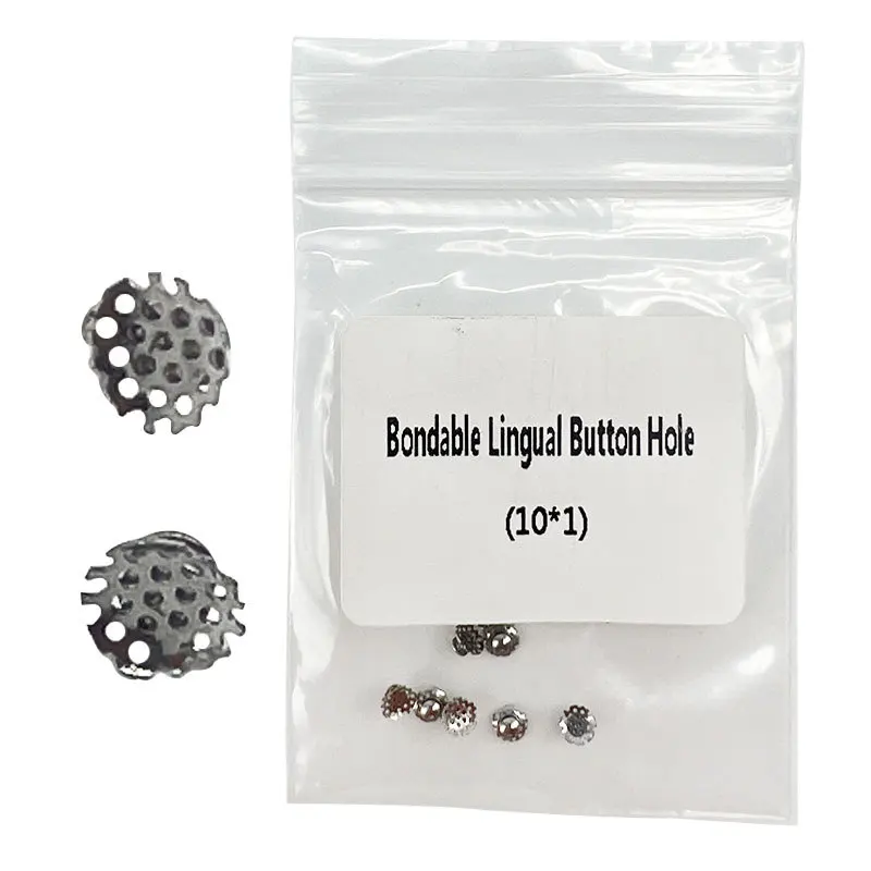 

Orthodontic Lingual Buttons Mesh Base & Hollow, Various Sizes Available, Dental Ortho Supplies Direct