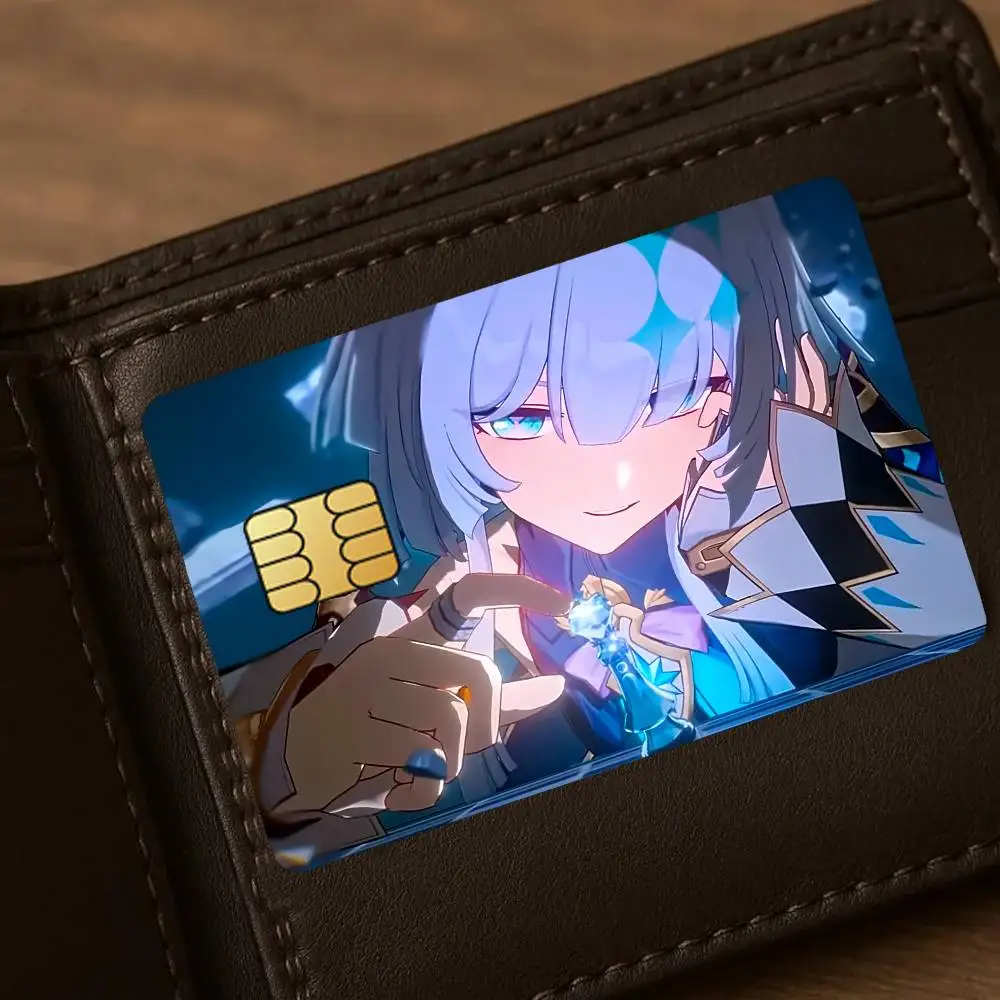 لعبة هونكاي ستار رايل سيريدا ملصقات بطاقة الائتمان الجلد لحافلة البنك مترو 4 قطع غطاء فيلم هدية #6