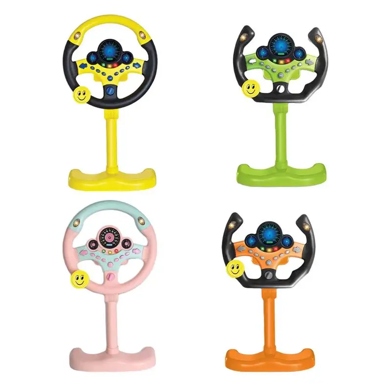 

Simulated Driving Toy Infant Shining Simulation Steering Wheel Toys Musical Educational Electronic Stroller Driving Vocal Toys