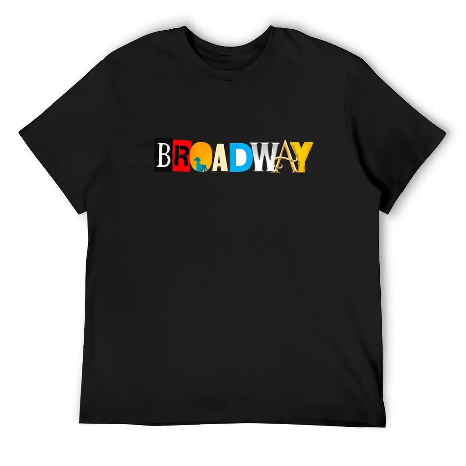 Broadway Show Logo Collection T-Shirt plus sizes Blouse oversized graphic tee compression shirt men