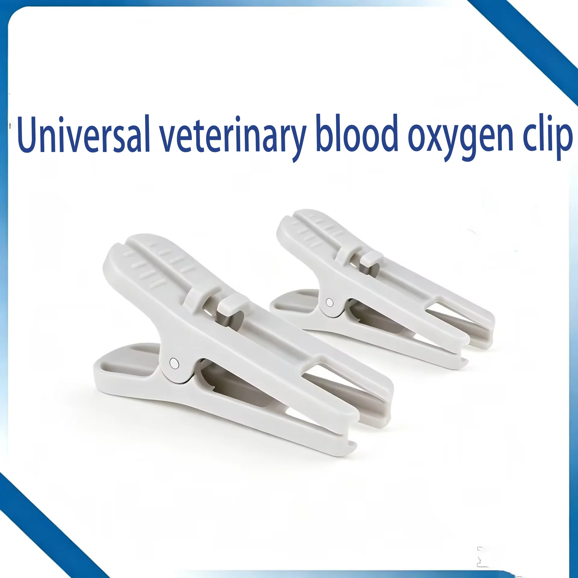 Animal blood oxygen probe special plastic clip, assembly veterinary sensor tongue clip