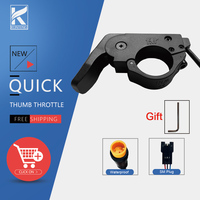 WuXing-Electric Bicycle Quick Thumb Throttle SM/Waterproof Connector Right and Left Hand Ebike Accessories Scooter 3 Pin