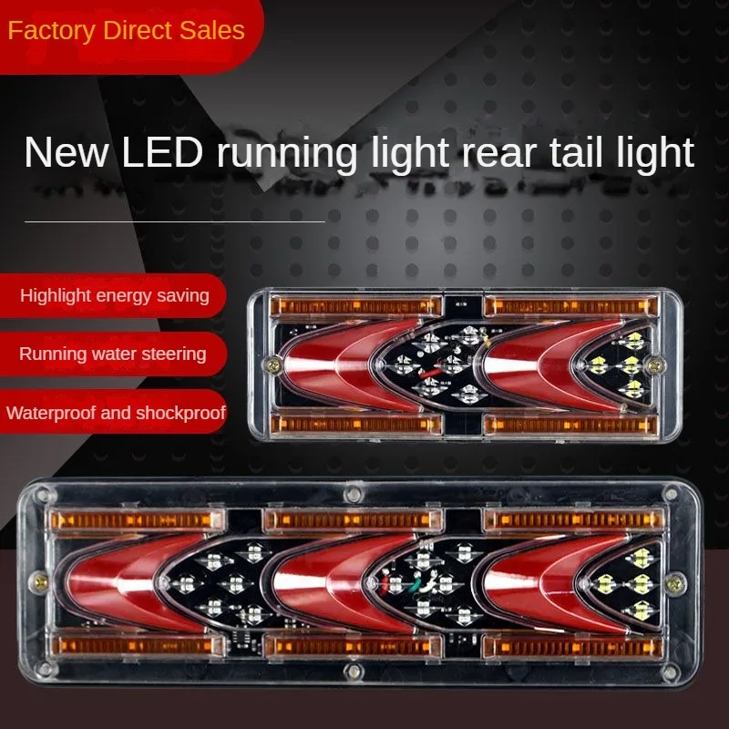 Pop 12/24v Truck Led Rear Taillight Trailer Warning Rear Indicator Signal Light For Trailer Caravans Ute Camper Fog Lamp Taillig