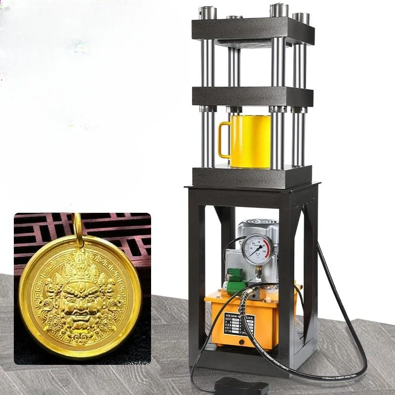 Electric hydraulic press, four-column small press, special for jack pressure rack