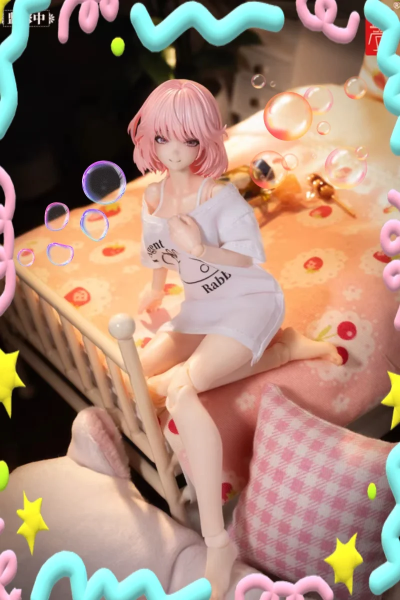 New Snail Shell Figure Aileen Figures Rabbit Girl Bikini Leisure Home Outfit Holiday Rest Model Decoration Customized Toy