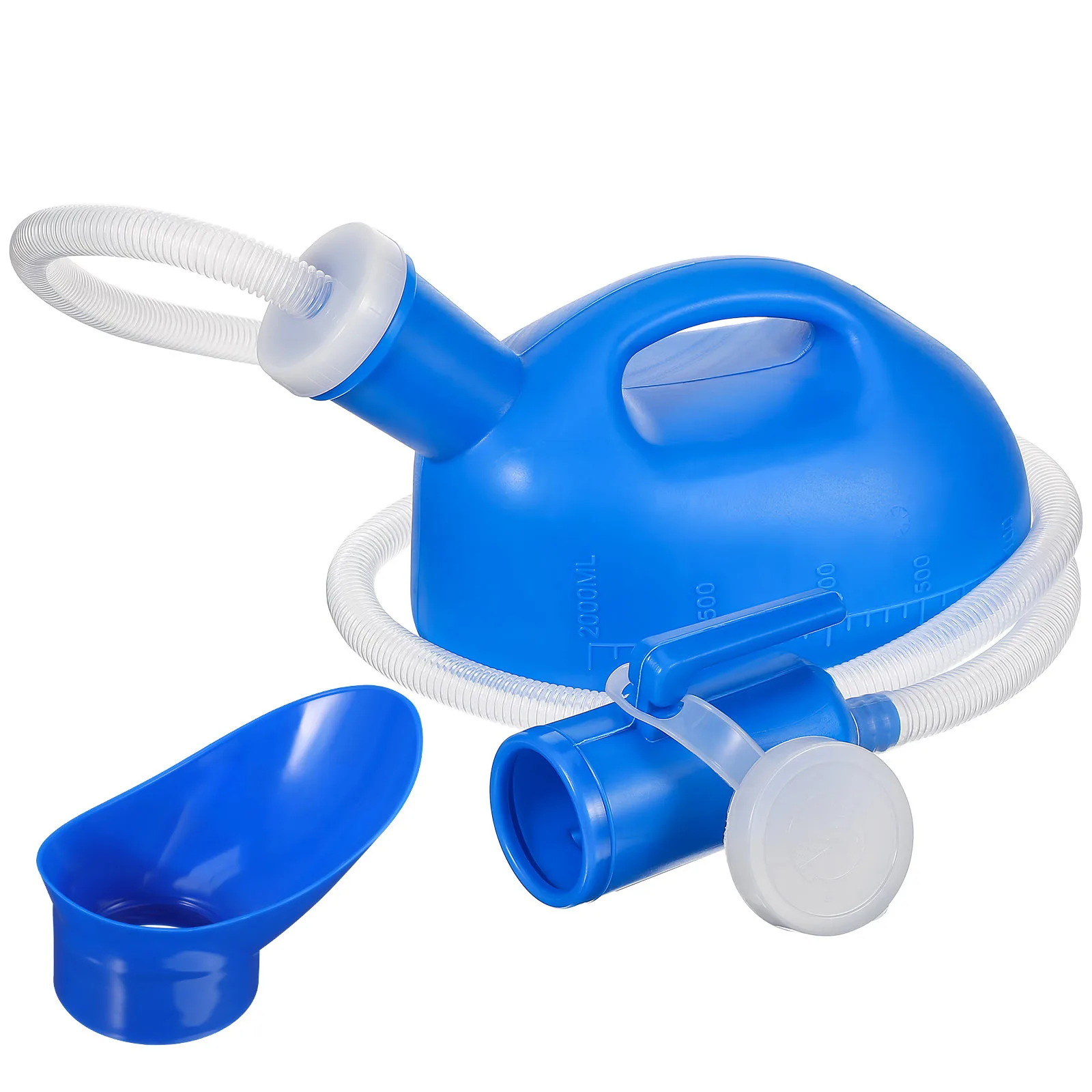 

2000Ml Travel Pee Bottle for Women Portable Urinal Threaded Lid Ideal for Road Trips Camping Outdoor Use