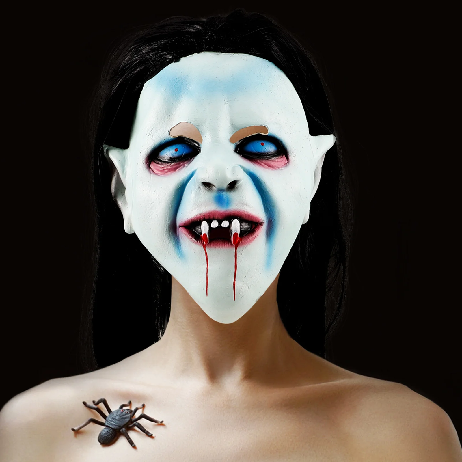 

Mask Latex Horror Face Scary Halloween Costume Unique Adult Party Easter Festival Gift No Plastic Smell Scary